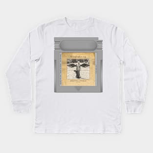 The Weight of These Wings Game Cartridge Kids Long Sleeve T-Shirt